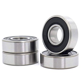 Pack of 20 Ball Bearings Deep Groove Ball Bearings 608 2RS Ball Bearings Skateboard Metal Double Shielded Miniature Deep Groove Ball Bearings for Skateboard, Scooter, Inline Skates 8 x 22 x 7 mm