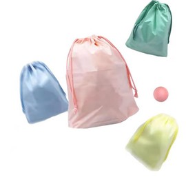 Drawstring Bag Hot Spring Bag Vinyl Storage Waterproof Pouch for Travel Business Trip Clothes Shoe Storage Bag Large Small S'M, Mixed Colors