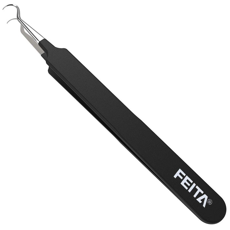 Blackhead Acne Extraction Tweezers - FEITA Pro & Surgical-Grade Stainless