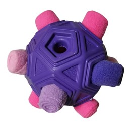 CIIVURR Snuffle Ball for Dog Toys Unbreakable Upgrade Ball Interactive Toy Foraging Snuffle Mat Puppy Treat Dispenser Slow Feeder Dog Puzzle Toys for Small, Medium, Large Pets