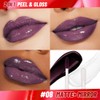 Dark Purple Lip Stain Peel off Lip Oil Dual Ended