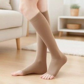 Open Toe 오픈토 종아리 압박밴드 1개 베이지 Open Toe Calf Compression Band 1 Beige