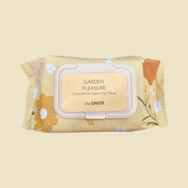 The Saem 더샘 가든 플레져 캐모마일 클렌징 티슈 100매 간편한클렌징 The Sam Garden Pleasure Chamomile Cleansing Tissue 100 Sheets Convenient Cleansing