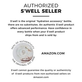 S'well Stainless Steel Wine Chiller - 750ml - Calacatta Gold - Triple-Layered Vacuum-Insulated Container Designed to Keep Bottles Colder for Longer - BPA-Free Designer Barware Accessories