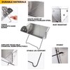 ZONETECH Portable Camping Stainless-Steel Grill and Fire Pit, Tabletop Charcoal