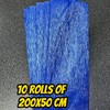 Crepe Paper Metallic 10 Rolls of 79x20 Inches ( Pascua
