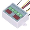Dual Temperature Controller Waterproof Digital Thermostat with Data Storage for