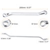 sourcing map 2pcs 45-Degree Offset Box End Wrench 10mm x