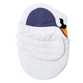 Baby Sleeping Bag Autumn Winter Full Cotton Cartoon Soft Comfortable Warm Newborn Baby Wrap Swaddle Blanket Swan (0‑18 Months)