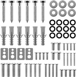 deleyCON VESA Screw Set 66 Pieces for TV Bracket Wall Mount Mounting Screws Dowels Washers M4 M6 M8