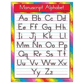TREND enterprises, Inc. Manuscript Alphabet Zaner-Bloser Learning Chart, 17" x 22"