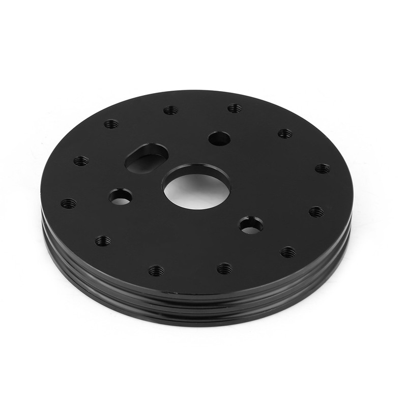 Aluminum Black 0.5 Inch 6 Hole Car Steering Wheel Hub