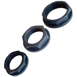 Doctor San - Sanierungstechnik Locknut Plastic Nut Fitting Hose Fitting Hose Connection Plastic PVC-U (2 Inch BSP Inner Pipe Thread)
