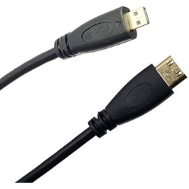 Seadream Micro HDMI Type D Male to Mini HDMI Type C Male Connector Adapter Cable Cord (3.3Feet 1Pack)