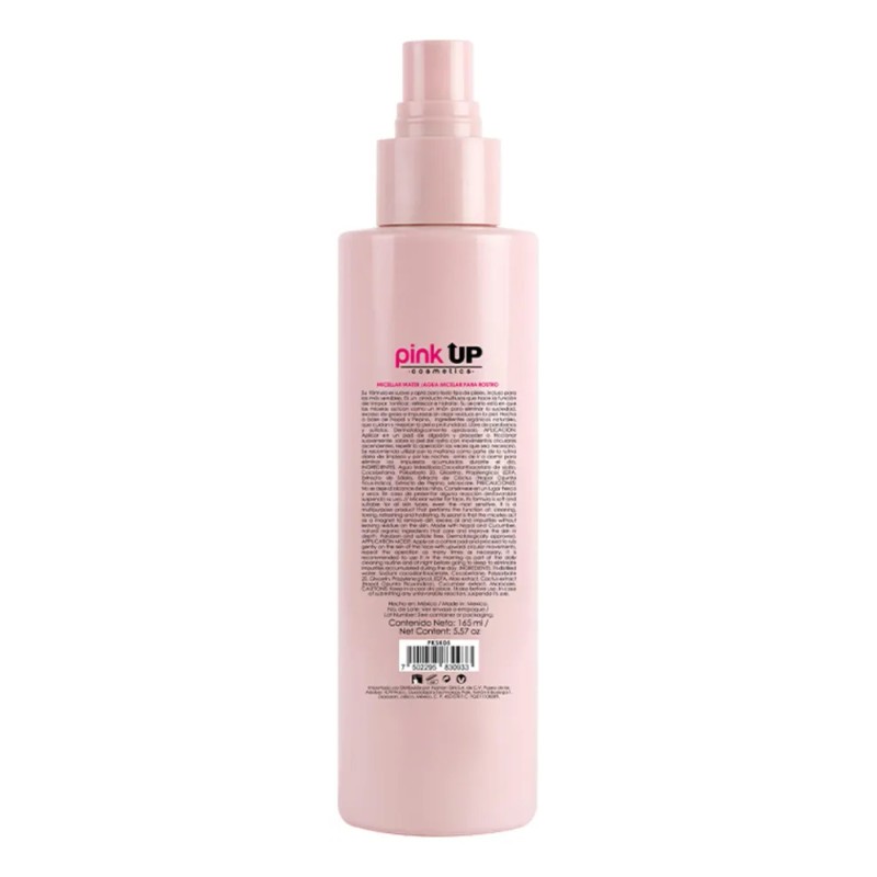 Agua Micelar Pink Up Limpia Tonifica Refresca E Hidrata Piel
