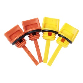 WOTIAN Oil Filler Cap Assembly Compatible with Predator 196cc 212cc 208cc 224cc Champion Firman 6.5hp 7hp 7.5hp Engine Oil Dipstick(M18*2pcs + M20*2pcs)
