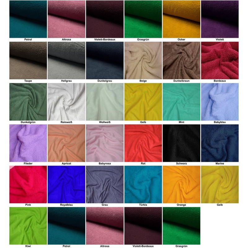 StoffBook Walk Terry Fabric Double Face Heavy Terry Fabric Sold