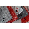 Iron-On Patch Advent Calendar Numbers 1-24 Flock Film Iron-On Appliques