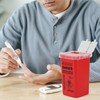 SOYANGNEK 鋭利な容器 3個セット 注射針回収ボックス 1L ロック式蓋付き 携帯用 針廃棄 ブレード タトゥー針処理容器