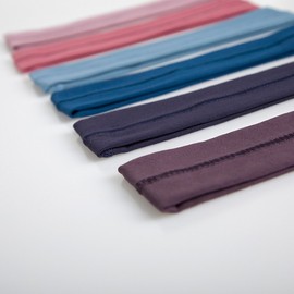 Soccer Headband New Sports Pro Hair Band Yoga Head Scarf Solid Color Classic Moisture-Wicking Sweat-Free Size/Coffee 15ea