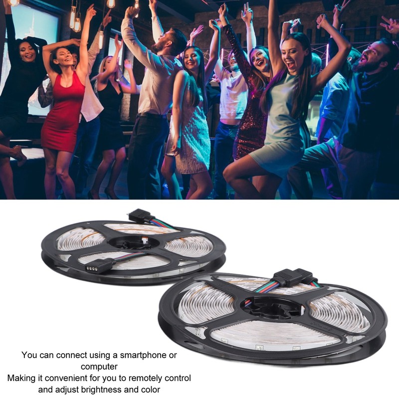 12V 5050 RGB LED Strip Light 2835 Colorful 60 Light