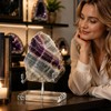 UULENNYM Rock Display Stand, Crystal Holder, Crystal Display Stand -