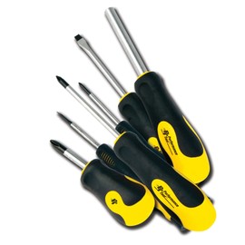Performance Tool W1718 Screwdriver Set with Rack, 30-Piece