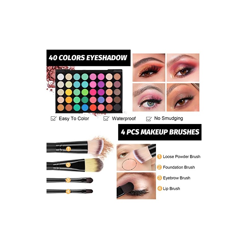 Kit De Maquillaje Todo En Uno Para Mujer, Set Completo