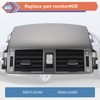 ZONFANT Upgrade Adjustable Air Volume Center Dash A/C Outlet Air
