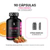 Colágeno Hidrolizado de 90 Cápsulas. Ingredientes naturales: Biotina, Ácido Hialurónico,