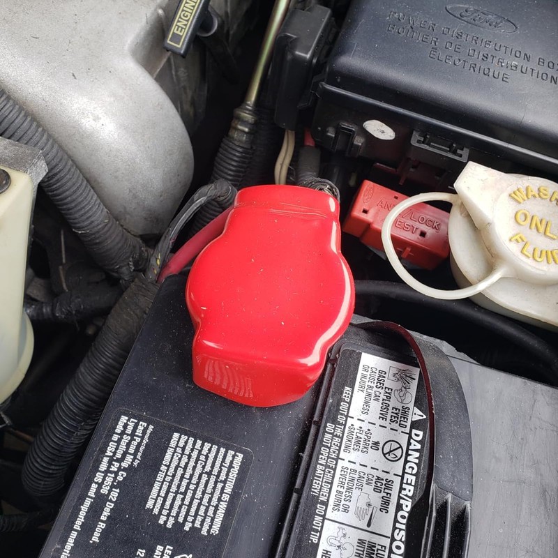 Ampper Top Post Flexible Military Spec Battery Terminal Cover, Battery