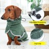 JoyDaog Dog Bathrobe with Bathing Glove for Quick Drying Coats,Puppy