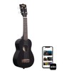 Kala KA-15 Series Black Satin Mahogany Ukulele with Rosewood Fingerboard,