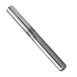 QUARKZMAN Spiral Reamer 6.5 mm H7 Solid Carbide Lathe Reamer 6 Straight Groove Straight Shank Milling Tool for Metal Wood Hole Friction