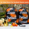 Bgtecho 32 Pcs Football Drawstring Bags,Football Drawstring Backpack Bulk,13x16.6 Inch