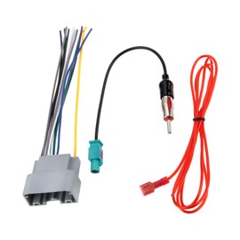 OTOTEC 1 Satz Stereo-Kabelbaum mit Antennenadapter kompatibel mit Dodge 2007-2016 Kompatibel mit Jeep 2008-2016