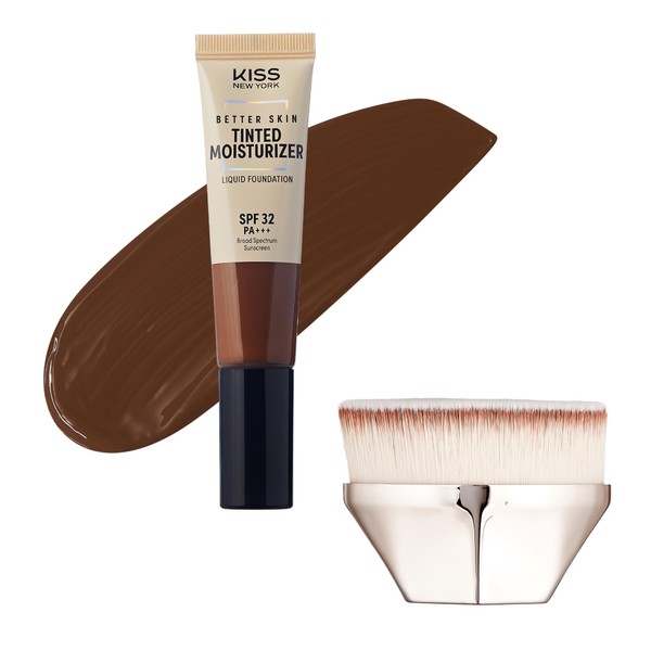Kiss New York Tinted Moisturizer with SPF 32 PA+++ (Chestnut)