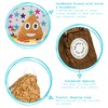 Fax Potato Poop Emoji Cardboard Pinata, Stick and Blindfold Set