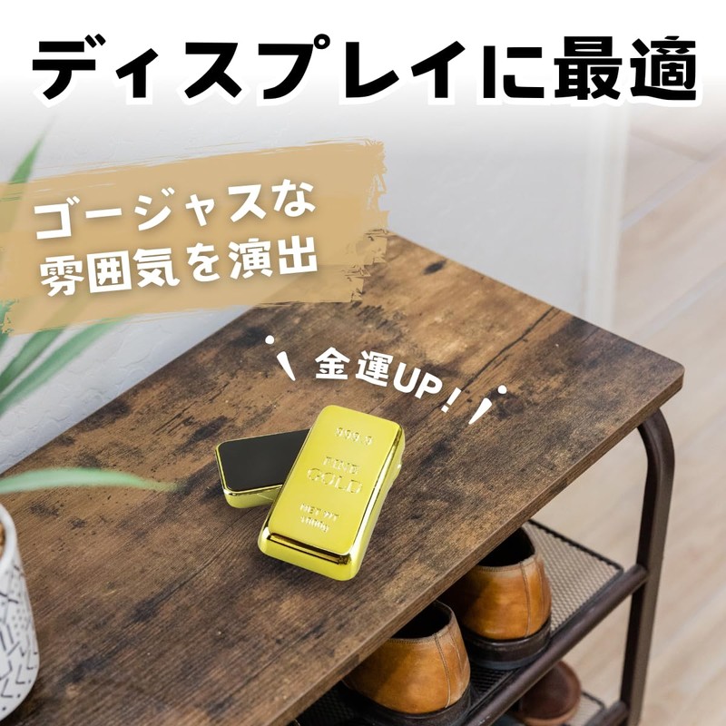 SALUDABLE Paperweight Nugget Replica Gold Rolling Stick Paperweight Toy Money