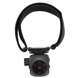 GiDaCom Mini-Kamera, tragbar, Full HD, 1080p, für Hunde und Katzen, Infrarot-Nachtsicht, SD-Aufzeichnung, verstellbares Halsband (CAMPET1)