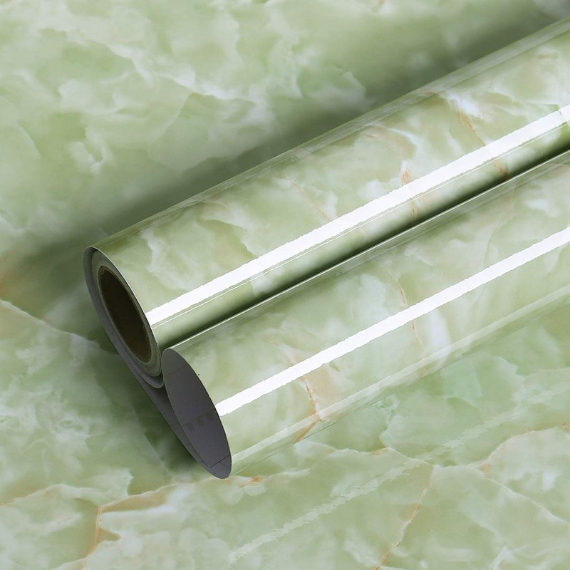 Livelynine 24 X 197inch Green Contact Paper for Countertops Waterproof