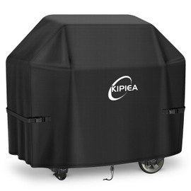 Kipiea 600D Heavy Duty Gas Grill Cover for Weber Spirit 300 Series Grills, Including Spirit E-310, E-330 & S-315, 52-Inch Waterproof BBQ Cover with Windproof Buckles, UV Resistant, No Tear, No Fading