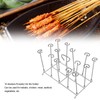 Fryer Skewer Stand Uniform Cooking Rust Resistance Stainless Steel Vertical