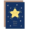Wee Blue Coo New Baby Hello Little Star Sealed Greeting