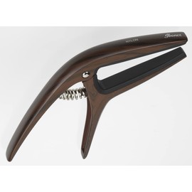 Ibanez ICGC10W Guitar Capo - For Acoustic, Electric and Classical Guitar - Single-handed Operation - Wood Effect