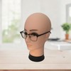 Sharplace Male Bald Mannequin Head Hat Display Rack PVC Sturdy