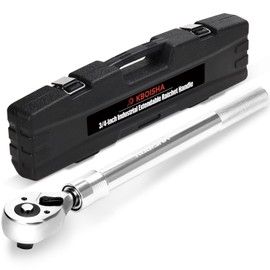 kboisha 3/4-Inch Drive Extendable Ratchet Handle, Reversible Quick Release Telsecoping Ratcheting Torque Wrench Extends 19.5-31 Inch