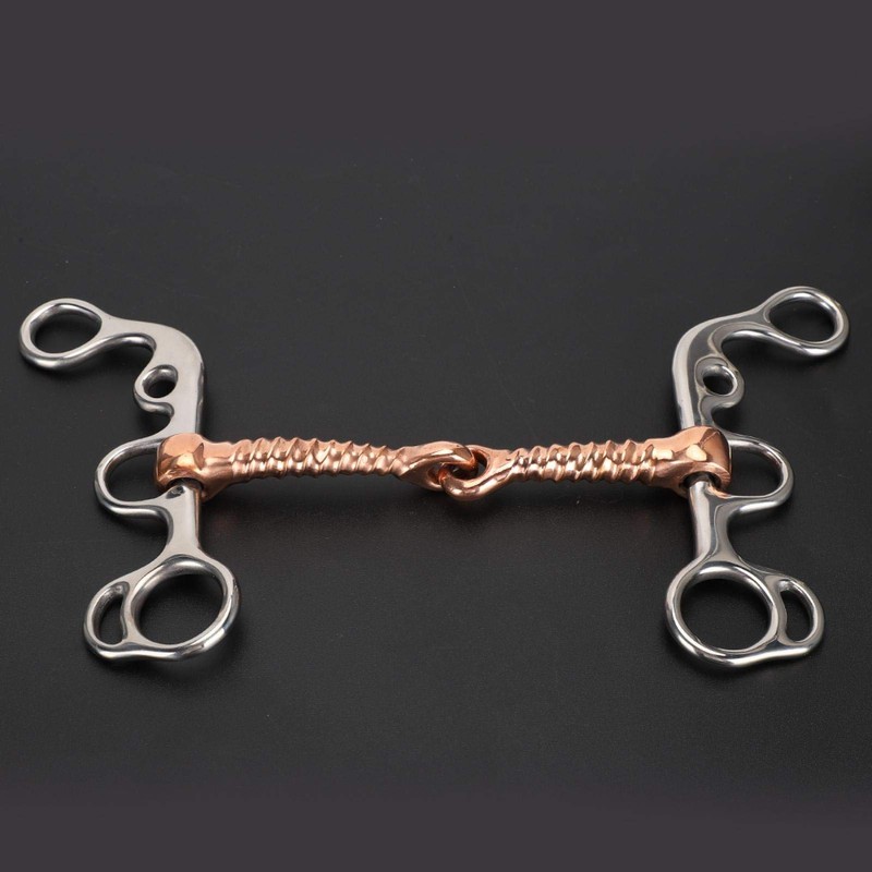 SALUTUYA Snaffle de Entrenamiento Ultraligero a Prueba de óxido para