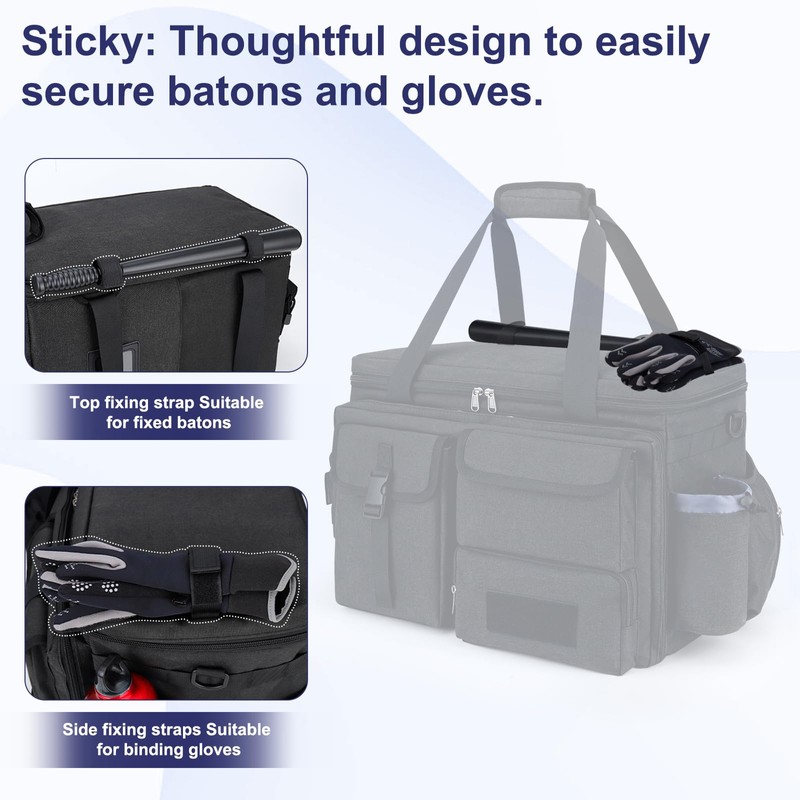 Patrol Bag Law Enforcement Police Gear Bag, Car Front Seat