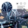 Riyidecor Kids Whale Sea Animal Shower Curtain for Bathroom Decor